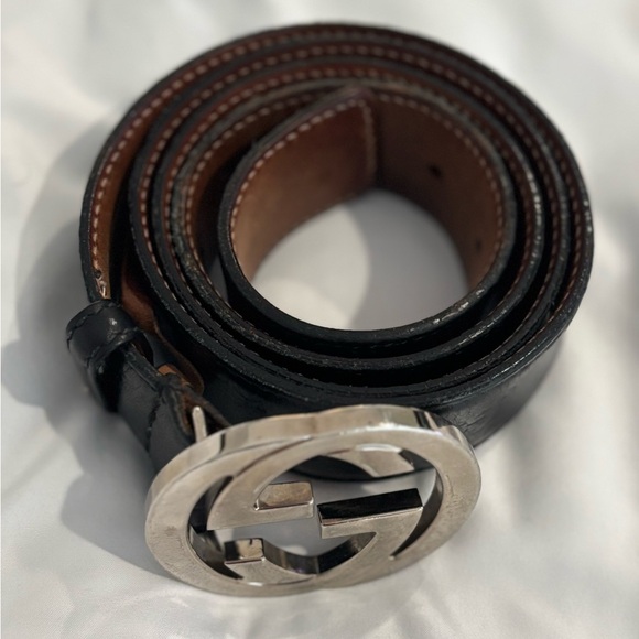 Gucci Black Leather Belt - Picture 5 of 6